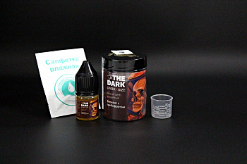 Купить Ароматизатор DARK X SIZE In The Dark SHORT+ Бисквит с грейпфрутом (на 30мл)  + флакон 30мл Ароматизатор DARK X SIZE In The Dark SHORT+ Бисквит с грейпфрутом (на 30мл)  + флакон 30мл