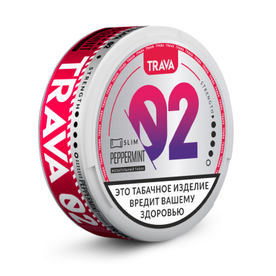 Жевательный табак TRAVA LITTLE STRONG "PEPPERMINT"