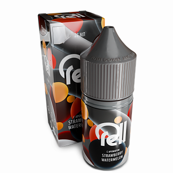 Жидкость для ЭСДН RELL Gray "Клубнично-арбузный шейк" 28мл 0мг.