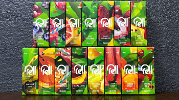 Жидкость для ЭСДН RELL GREEN SALT "Papaya banana" 10мл 18мг.